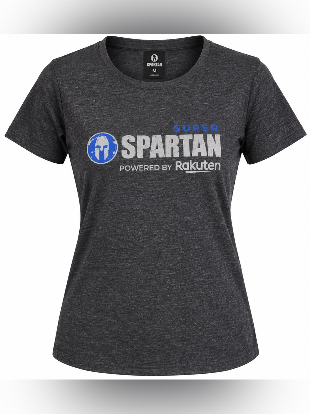 Like new a Spartan Rakutan gray super‎ soft Super race tshirt